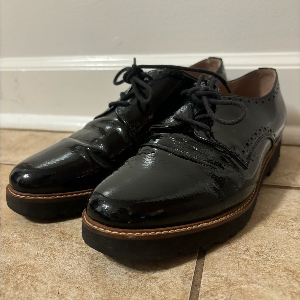 Women's Black Oxford Shoes